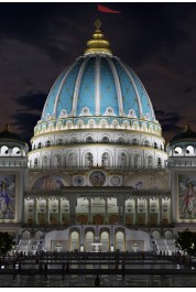 Прогресс строительства Храма Ведического Планетария 2020